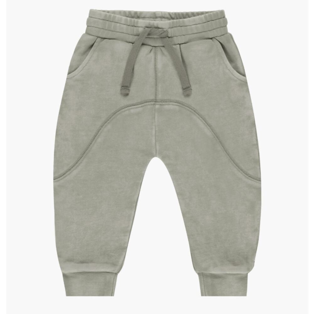 Rylee + Cru Baby's Gray James Cotton Knit Pants 6-12 M